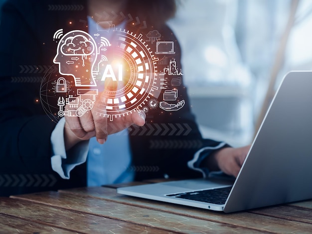 Plataforma de IA com análise de dados avançada e aprendizado de máquina